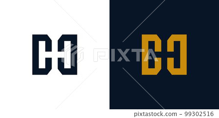 Modern and strong letter H initials logo design Modern and strong letter H initials logo design 99302516