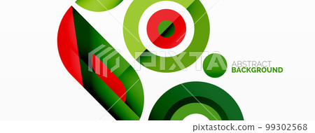 Rings and circles geometric abstract background for wallpaper, banner, backdrop Rings and circles geometric abstract background for wallpaper, banner, backdrop 99302568