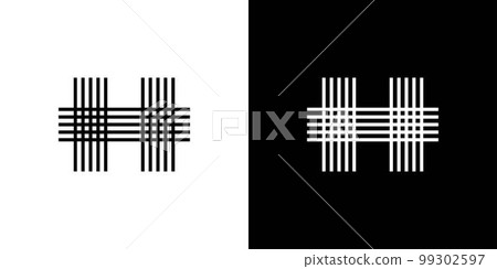 H logo design simple and modern H logo design simple and modern 99302597