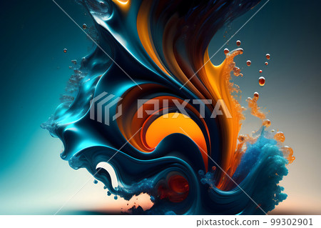 多彩的水墨藝術 多彩的水墨藝術 99302901