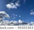 Landscape of blue sky and white clouds 99303363