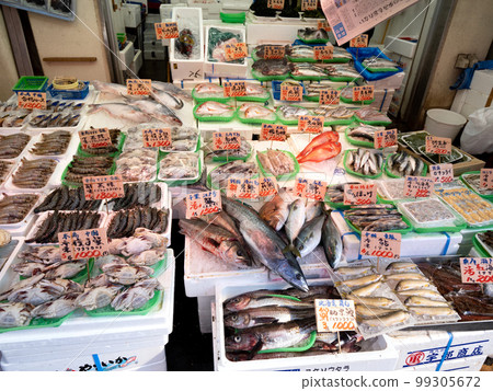 Ameyoko（東京）的鮮魚店 99305672