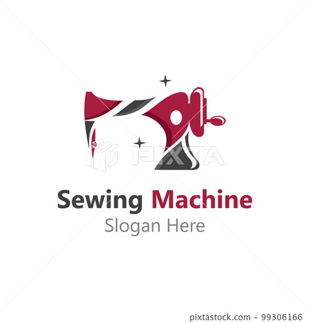 Sewing Machine Logo design concept, Tailor Sewing vector, Fashion Simple Design Template 99306166