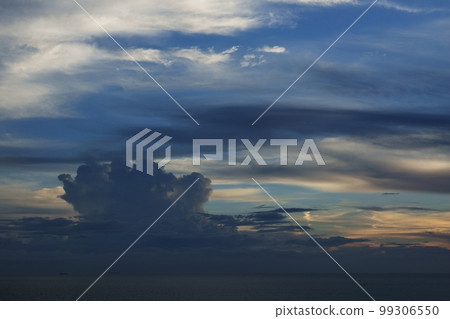 Fantastic summer sky with various clouds at sunset・220727pm 99306550