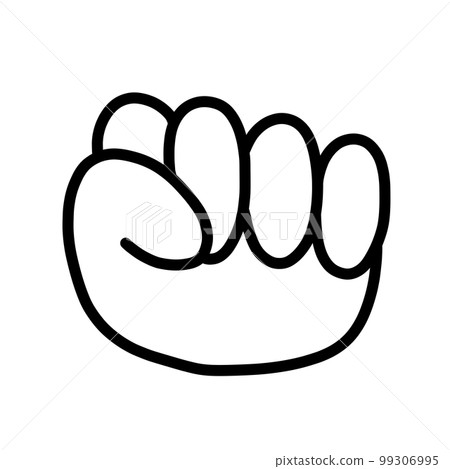 石頭剪刀布 goo 手勢手寫插圖 石頭剪刀布 goo 手勢手寫插圖 99306995