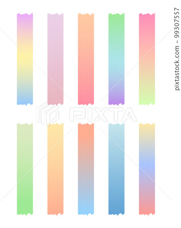 Pastel colorful tape vector material Pastel colorful tape vector material 99307557