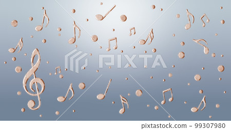 Music image, background illustration of musical notes Music image, background illustration of musical notes 99307980