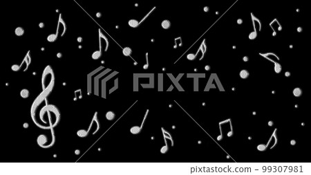 Music image, background illustration of musical notes 99307981
