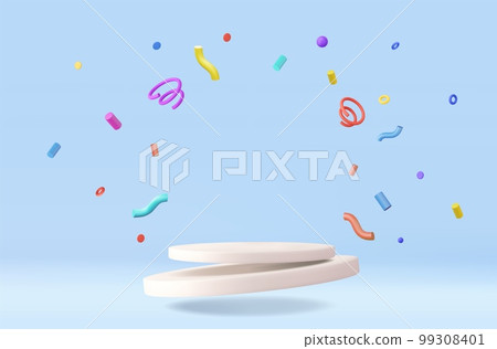 3d Abstract scene background 99308401