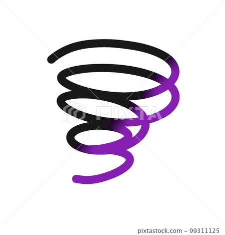 Round lines of confusion and confusion, purple gradation 99311125