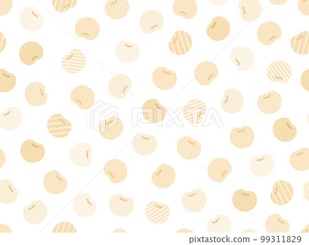 流行大豆圖案背景 99311829
