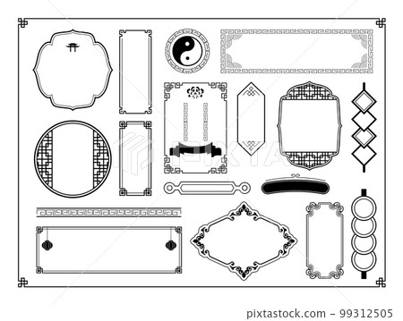 Chinese China frame background 99312505