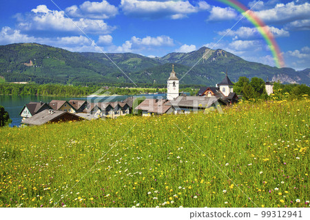 薩爾茨卡默古特地區的美麗風景 薩爾茨卡默古特地區的美麗風景 99312941