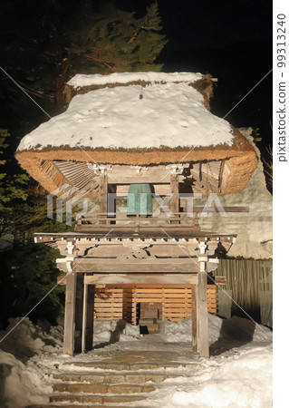 世界遺產 雪白川鄉 明善寺鐘樓門 世界遺產 雪白川鄉 明善寺鐘樓門 99313240