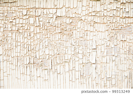 Old wall texture with vertical peeling white paint background. Close-up, full frame. Old wall texture with vertical peeling white paint background. Close-up, full frame. 99313249