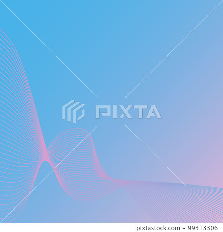 Light geometric background with wave lines 99313306