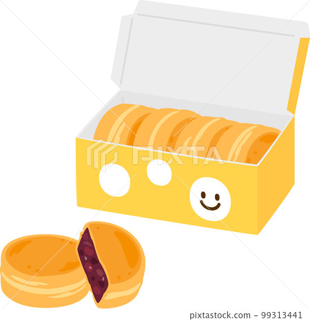 Obanyaki in a paper box Obanyaki in a paper box 99313441