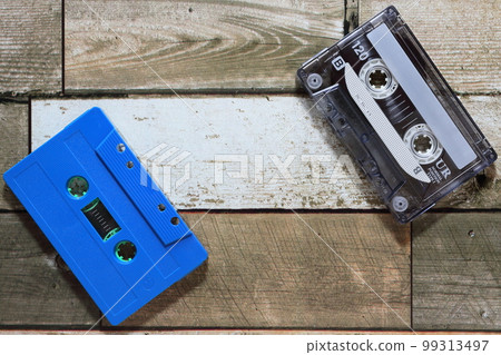 Old cassette tape Old cassette tape 99313497