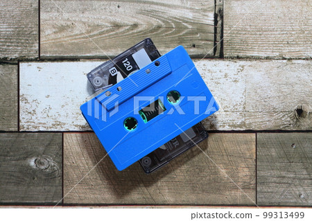 Old cassette tape Old cassette tape 99313499