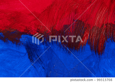 藍色和紅色相交 藍色和紅色相交 99313708
