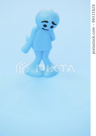 sad blue doll 99315828