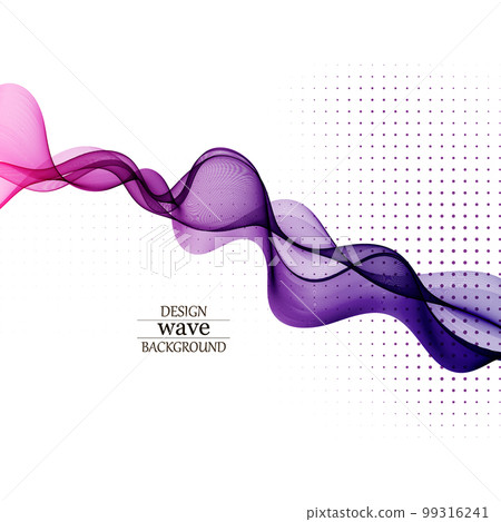 Lilac transparent waves abstract background, abstract wavy background, movement of lines Lilac transparent waves abstract background, abstract wavy background, movement of lines 99316241