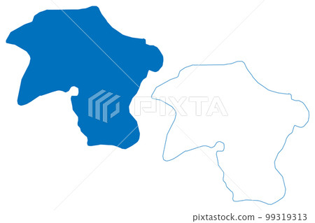 Lake Strbske pleso (Slovakia, Slovak Republic) map vector illustration, scribble sketch map Lake Strbske pleso (Slovakia, Slovak Republic) map vector illustration, scribble sketch map 99319313