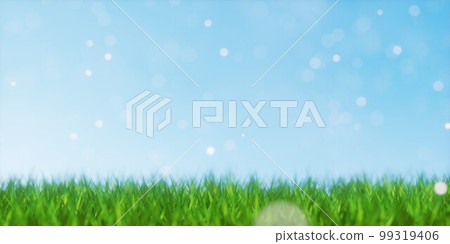 Light dancing in the sunny grassland 99319406