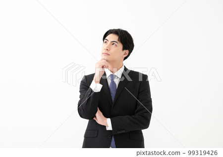 Business man worried Business man worried 99319426