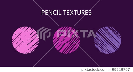 Colorful pencil doodle textures, backgrounds 99319707