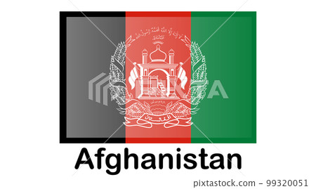 Flag of Afghanistan. Accurate dimensions, elements proportions and colors. 99320051
