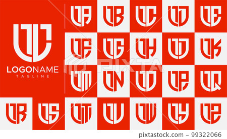 Set of letter L logo design branding. 99322066