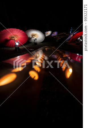 Yamaga City's night event, a winter tradition 99322171