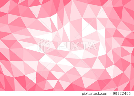 背景材料_三角形馬賽克_粉色 99322495
