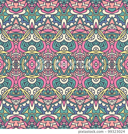 Tribal vintage abstract geometric ethnic boho seamless pattern ornamental 99323024