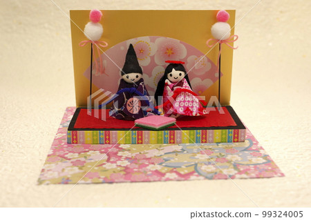 雛娃娃裝飾品 (Momo no Sekku) 99324005