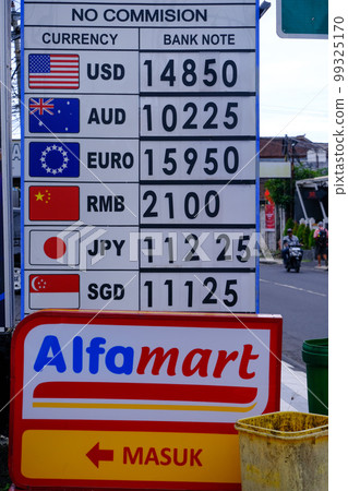 巴厘島庫塔的貨幣兌換(貨幣兌換) 巴厘島庫塔的貨幣兌換(貨幣兌換) 99325170