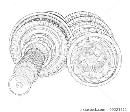 Gearbox sketch Gearbox sketch 99325211