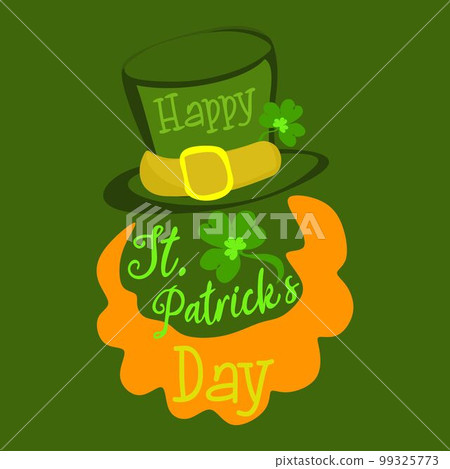 Happy St. Patricks Day vector illustration for poster or card Happy St. Patricks Day vector illustration for poster or card 99325773