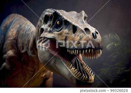 Tyrannosaurus Rex dinosaur, ai illustration 99326028