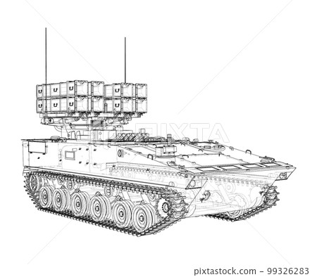 Military track missle system 99326283