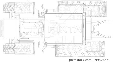 Farm Tractor Concept Farm Tractor Concept 99326330