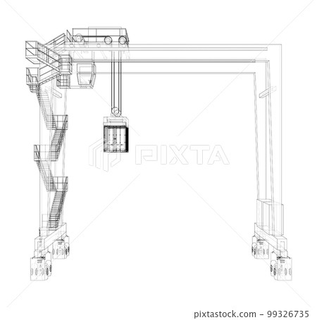 Port cargo crane 99326735
