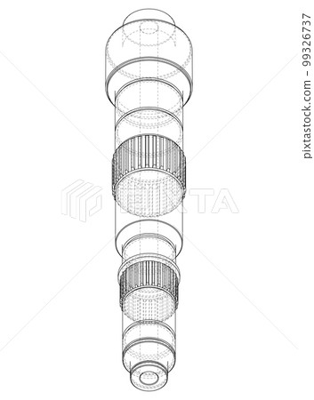 Shaft with gear wheel Shaft with gear wheel 99326737