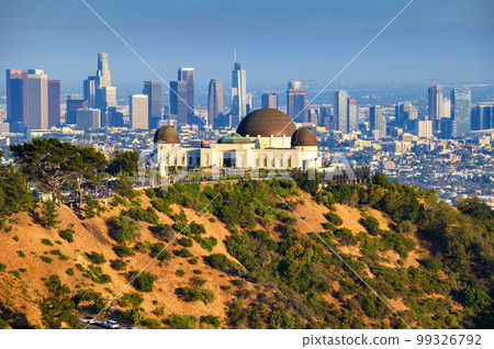 Griffith Observatory and Los Angeles skyline 99326792