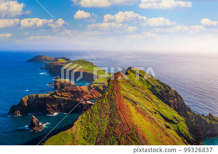 Sao Lourenco peninsula and Farol da Ponta lighthouse, Madeira Islands, Portugal 99326837