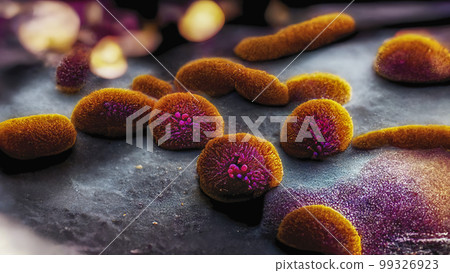 Parasite eggs, worm eggs, illustration Parasite eggs, worm eggs, illustration 99326923
