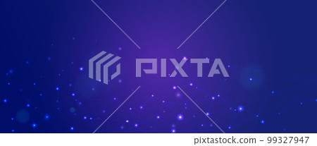 Abstract background with connected dots big data network Abstract background with connected dots big data network 99327947