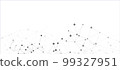 Abstract background connected dots on a white background grey big data 99327951