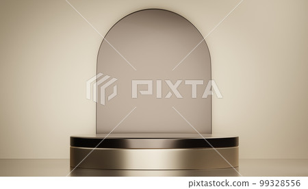 Gold stage podium decoration suitable for products. 99328556